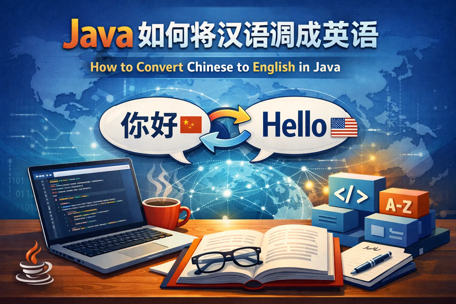 java如何将汉语调成英语