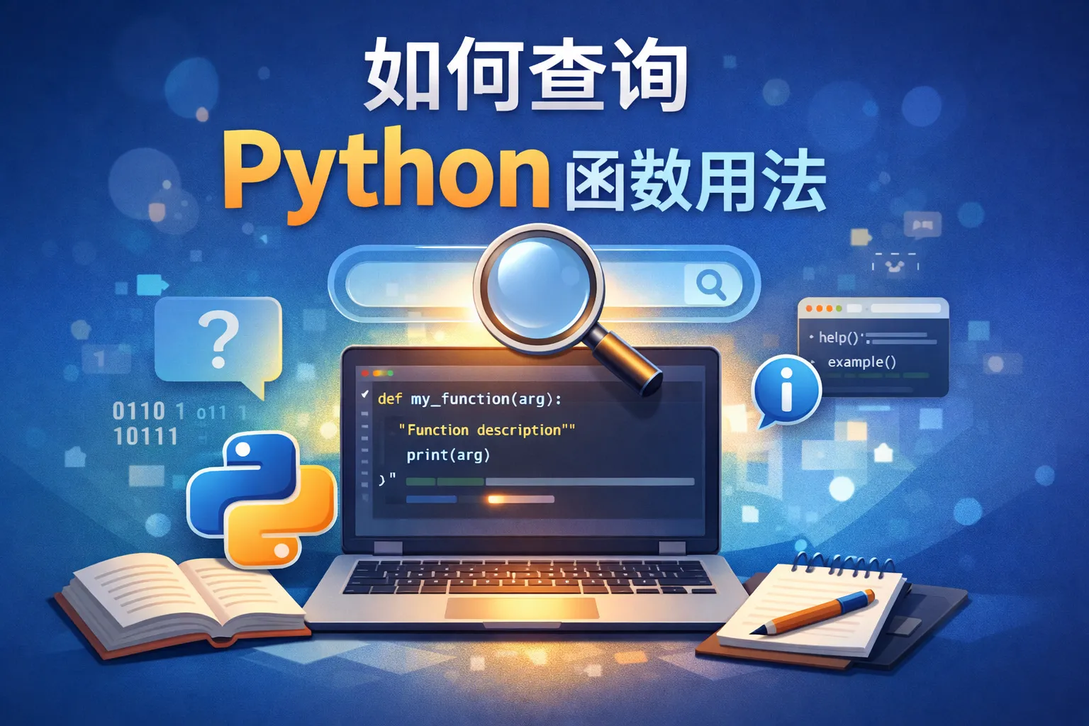 如何查询python函数用法
