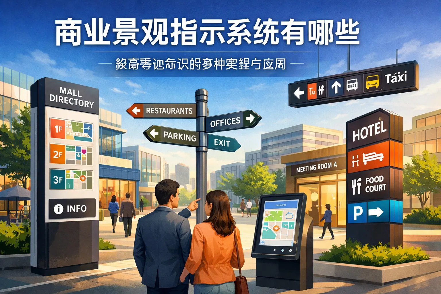商业景观指示系统有哪些