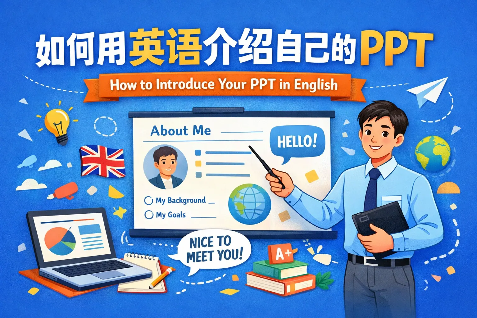 如何用英语介绍自己的ppt
