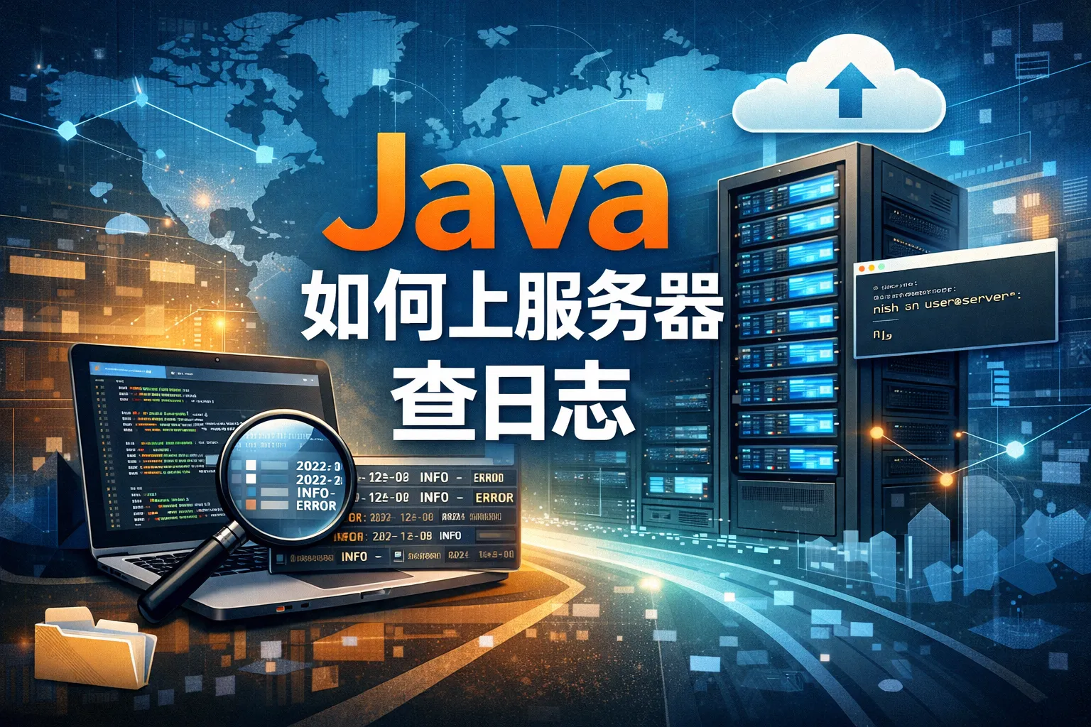 java如何上服务器查日志