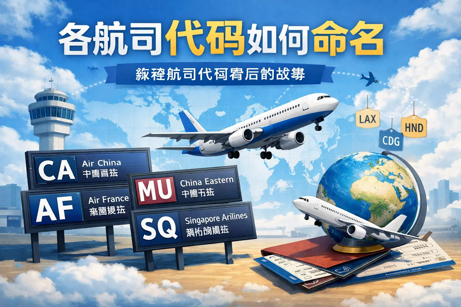 各航司代码如何命名
