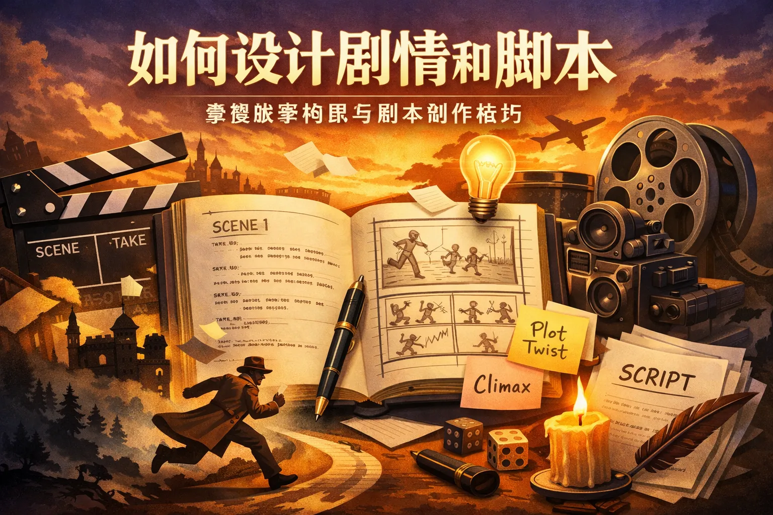 如何设计剧情和脚本