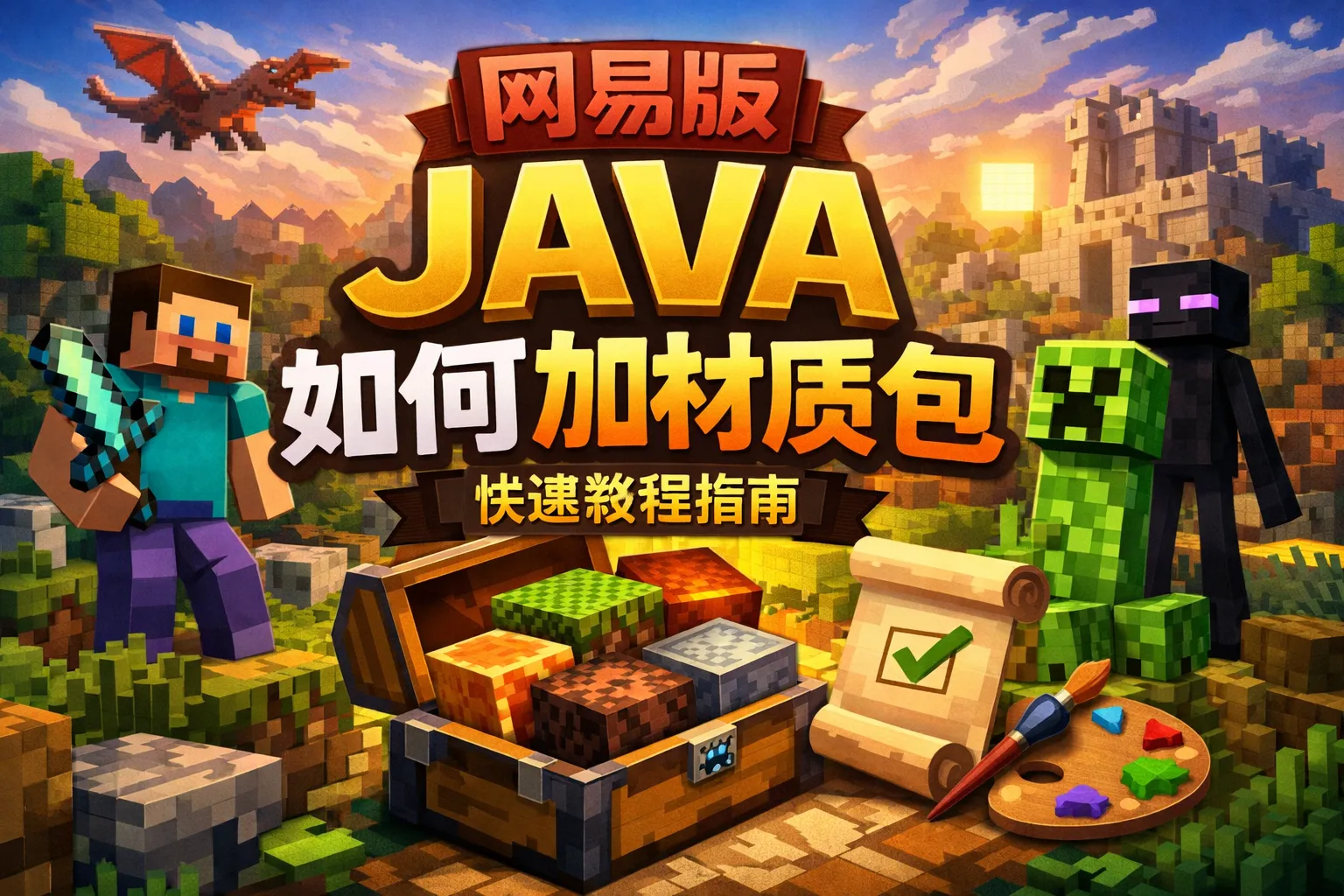 网易版java如何加材质包