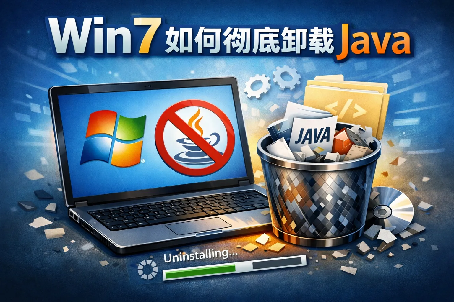 win7如何彻底卸载java