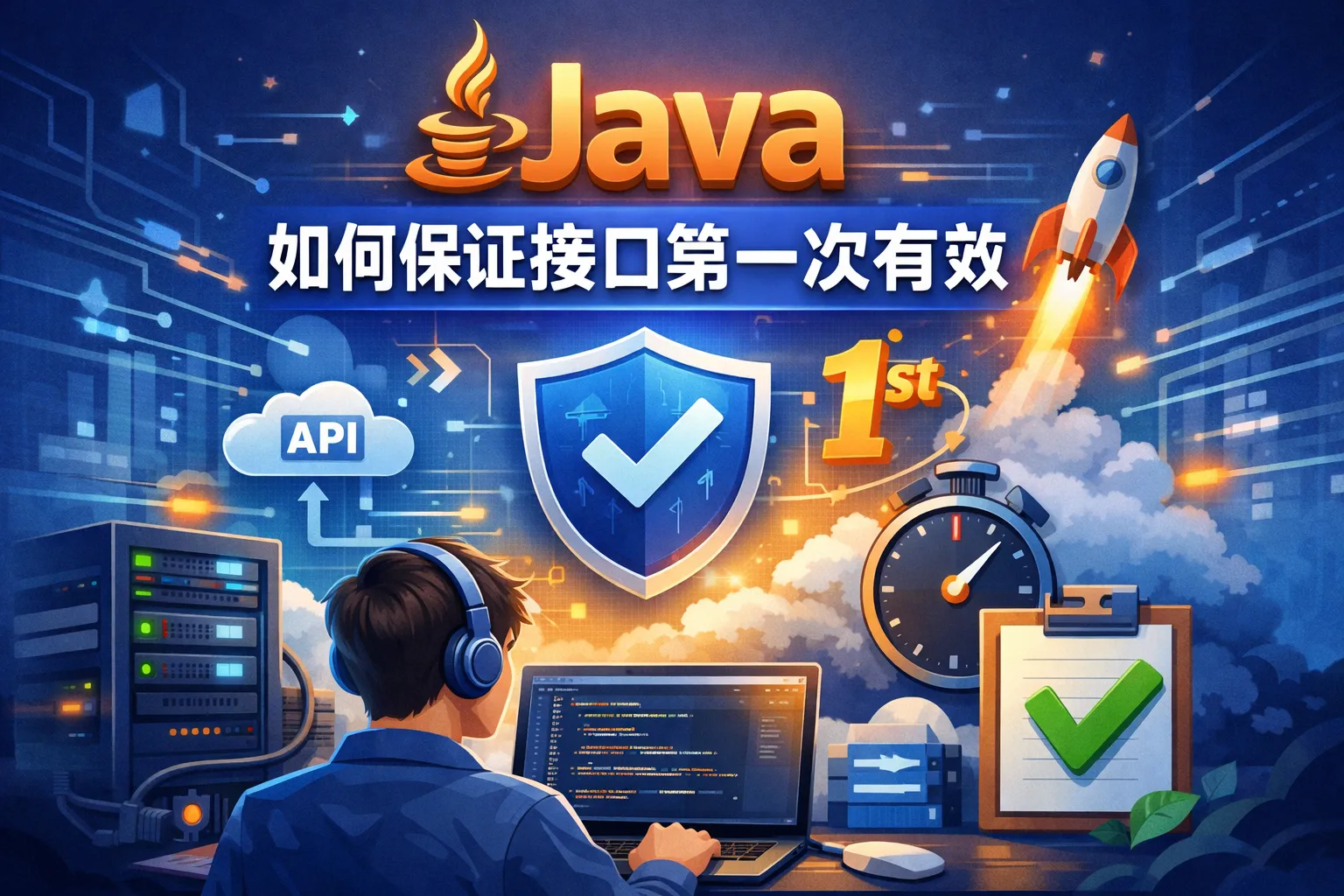 java如何保证接口第一次有效