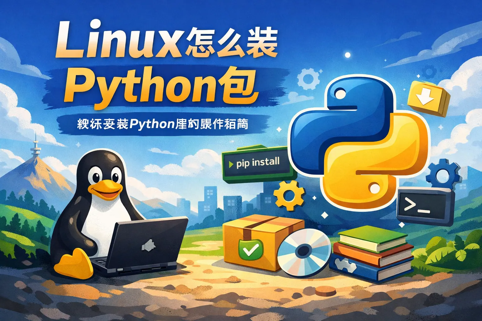 linux怎么装python包