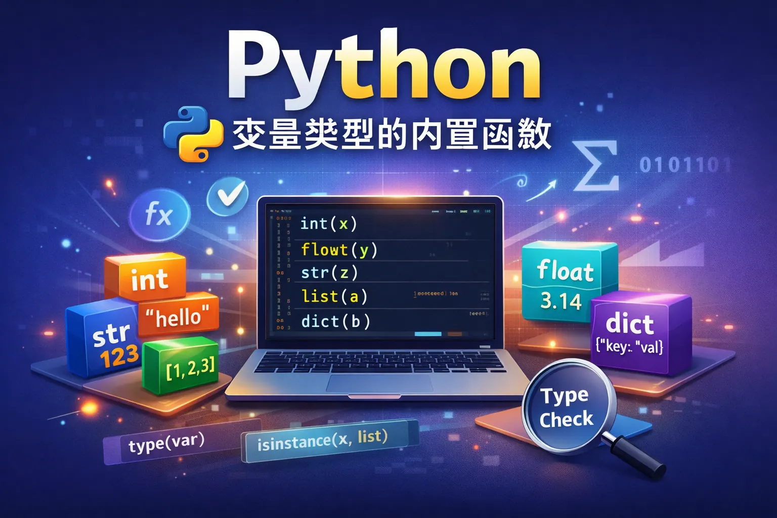 python变量类型的内置函数