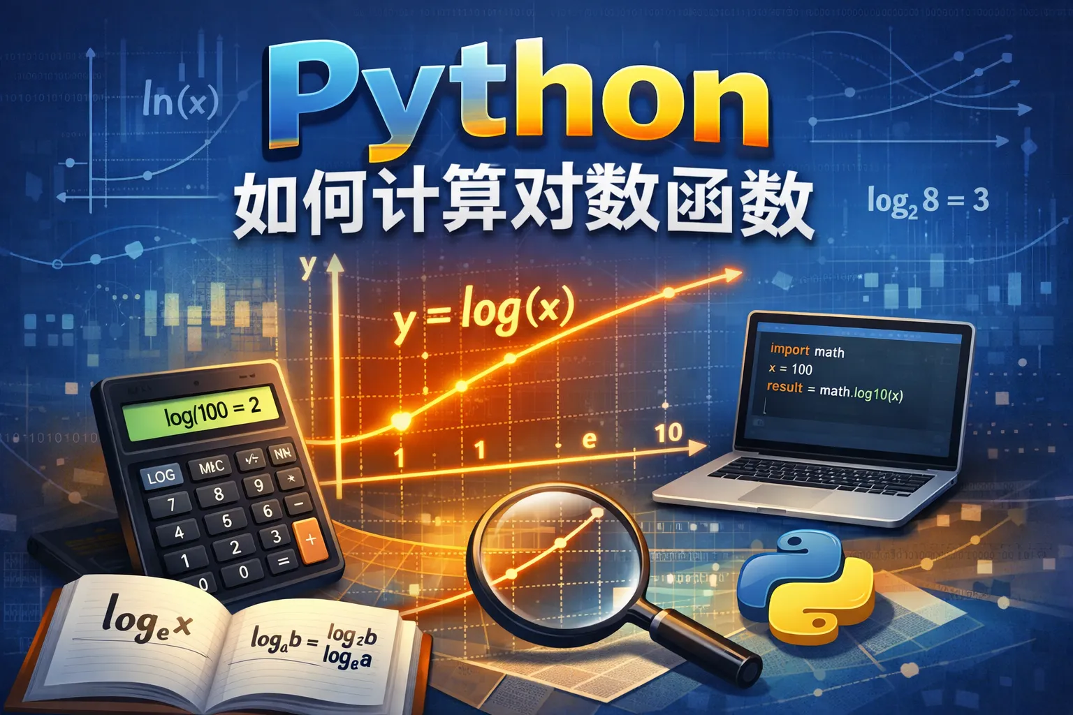 python如何计算对数函数