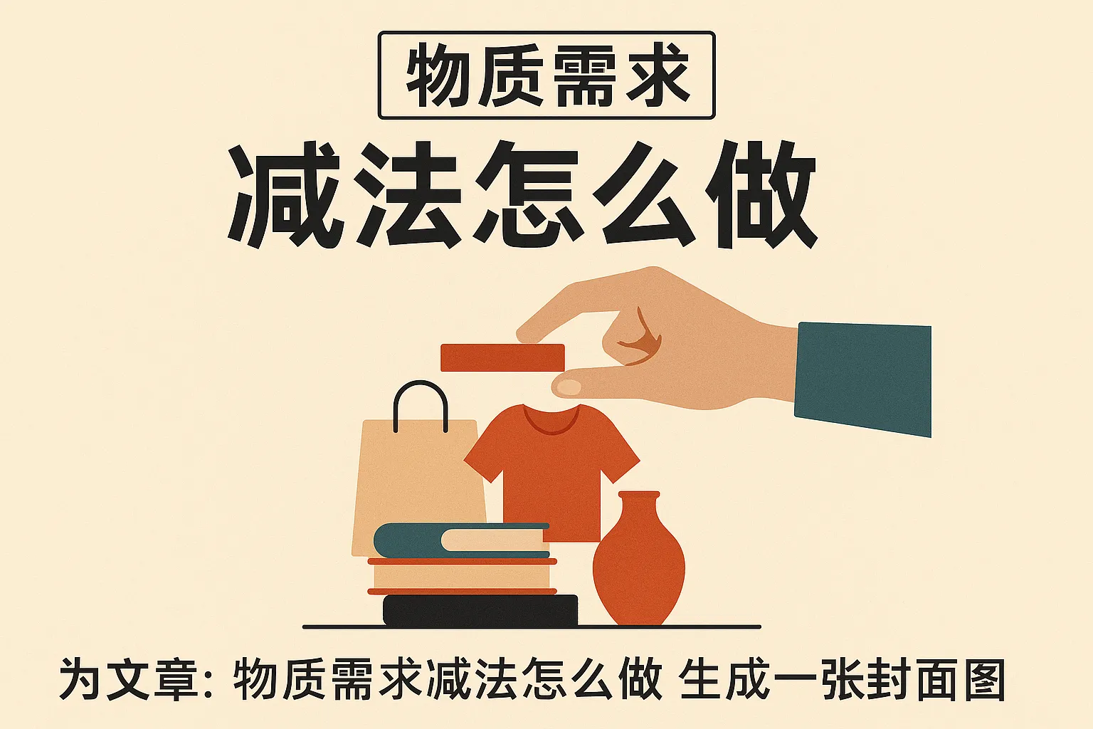 物质需求减法怎么做