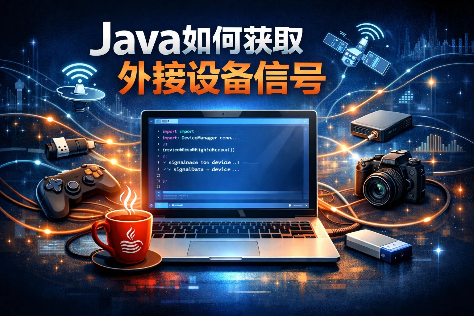 java如何获取外接设备信号