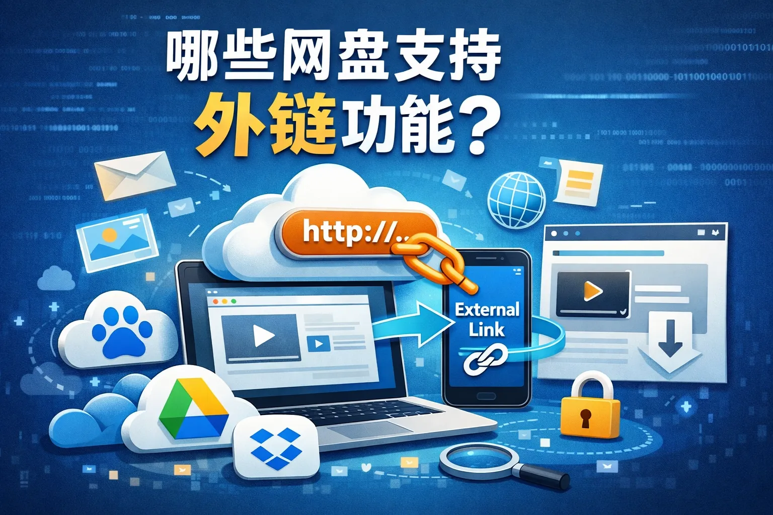 哪些网盘支持外链功能