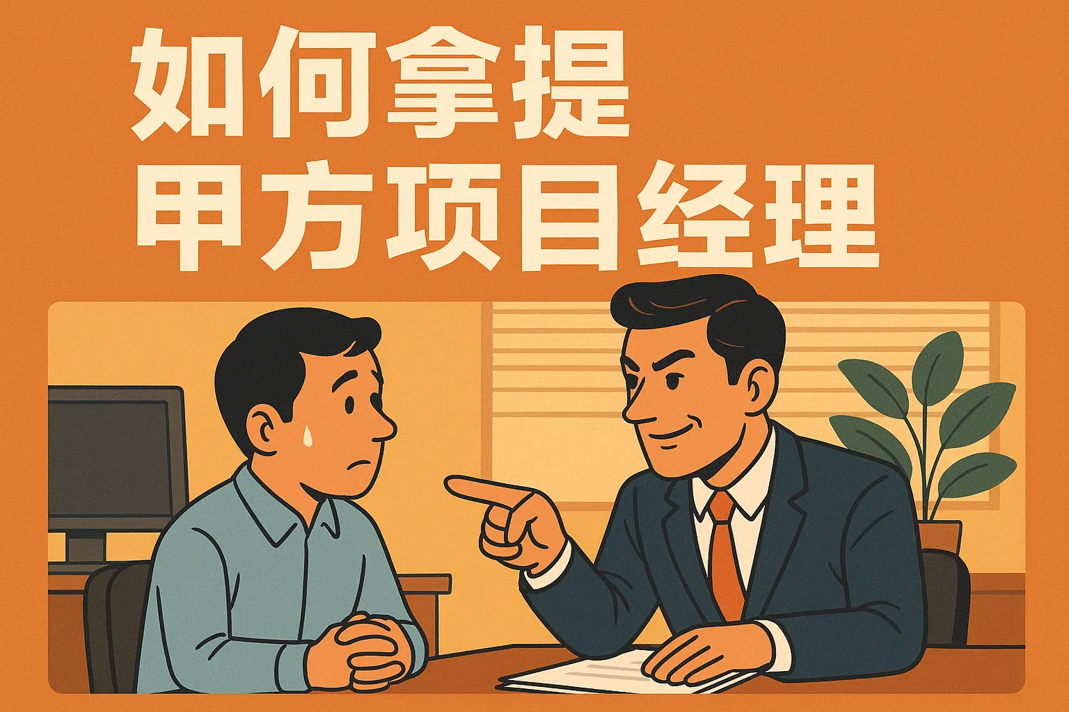 如何拿捏甲方项目经理