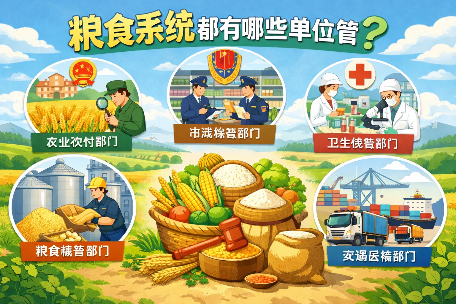 粮食系统都有哪些单位管