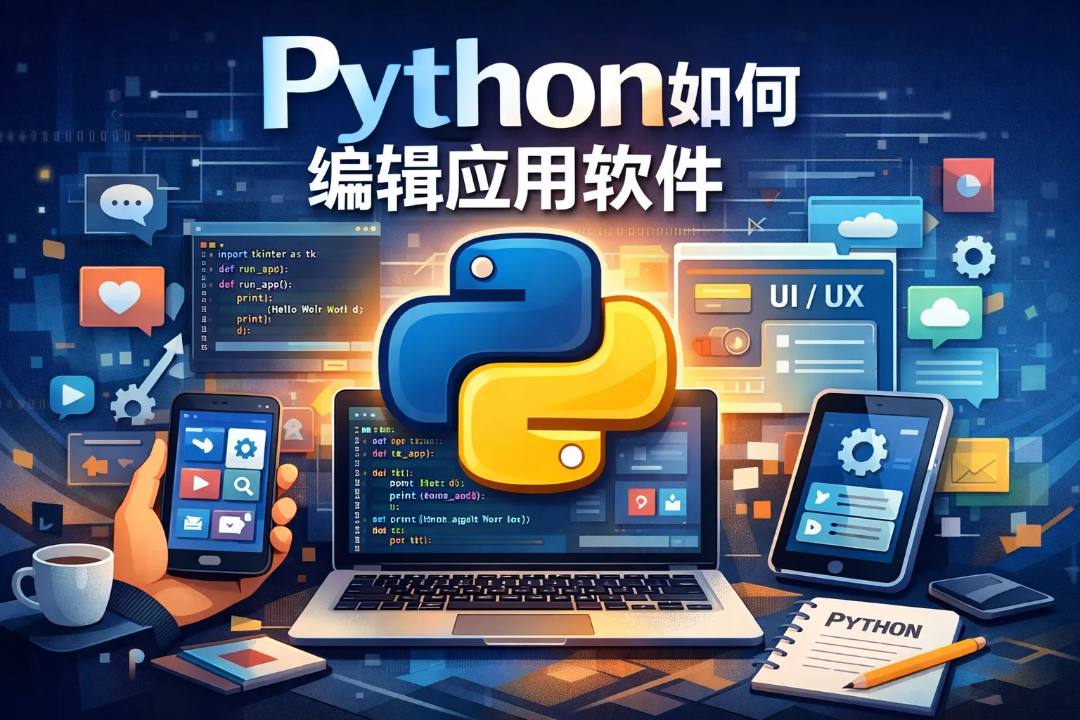 python如何编辑应用软件