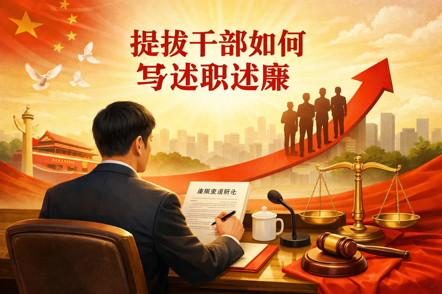 提拔干部如何写述职述廉