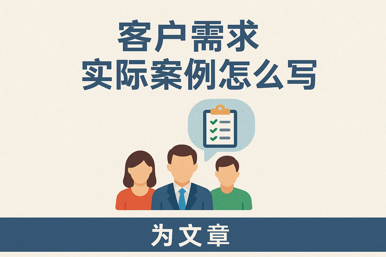 客户需求实际案例怎么写