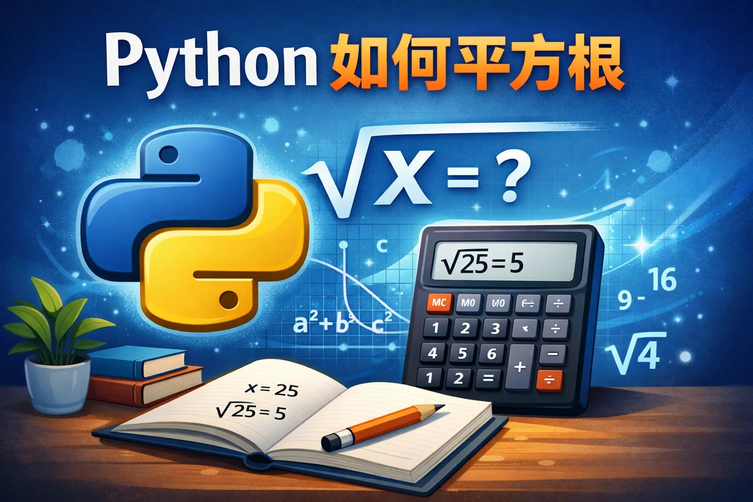python如何平方根