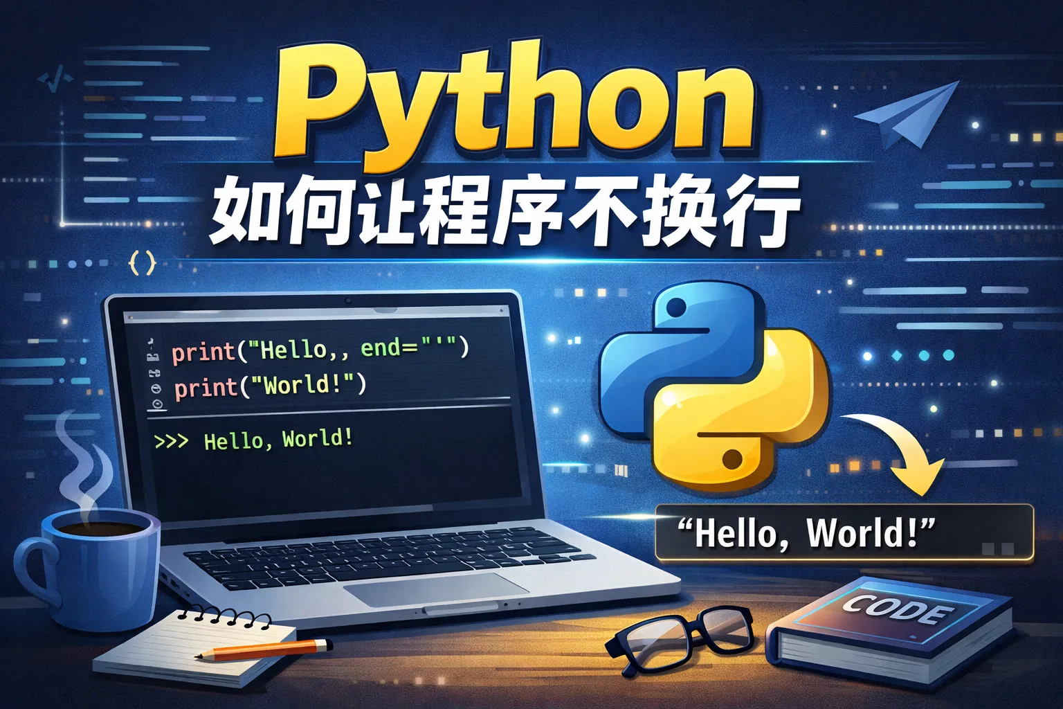 python如何让程序不换行