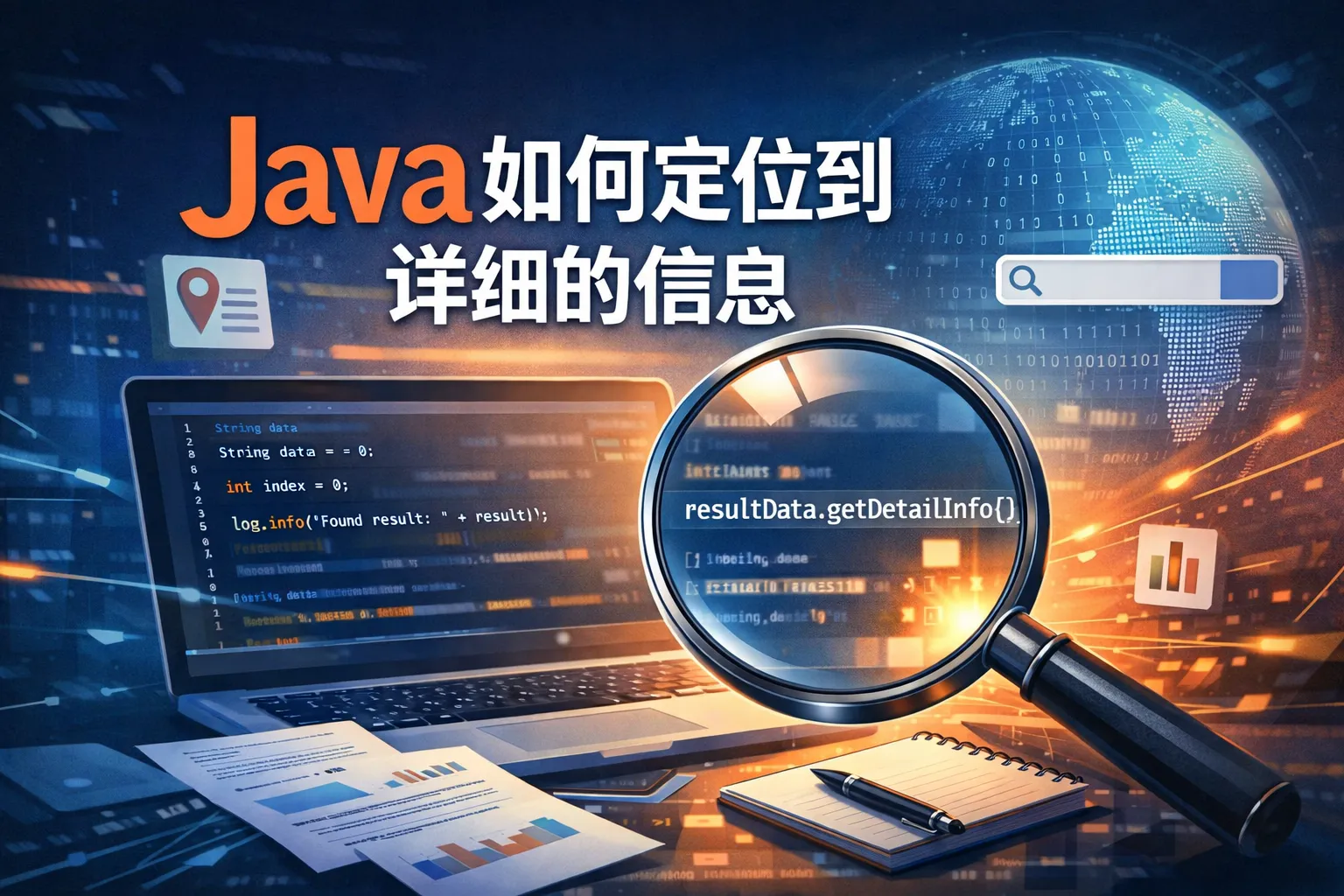 java如何定位到详细的信息