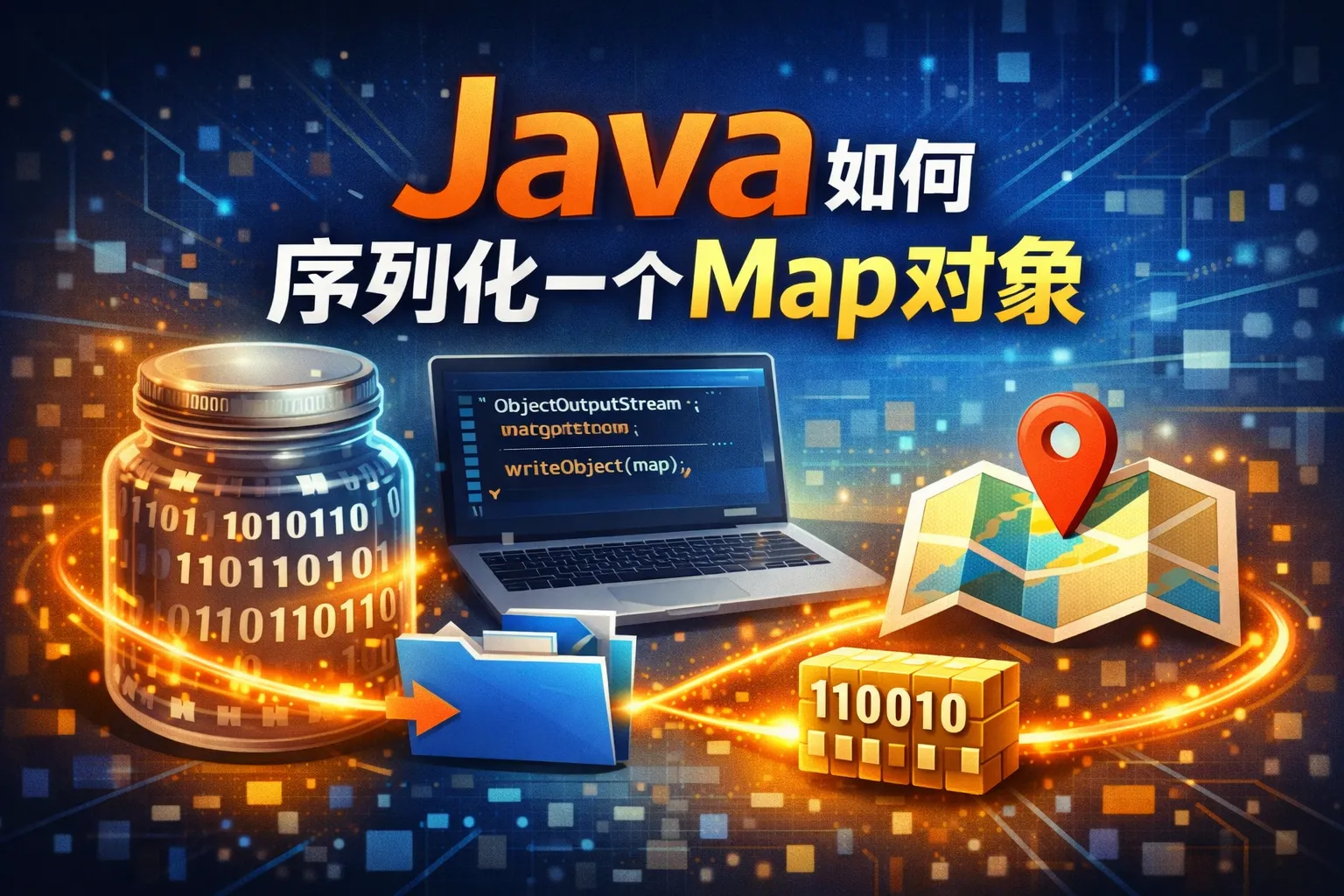 Java如何序列化一个map对象