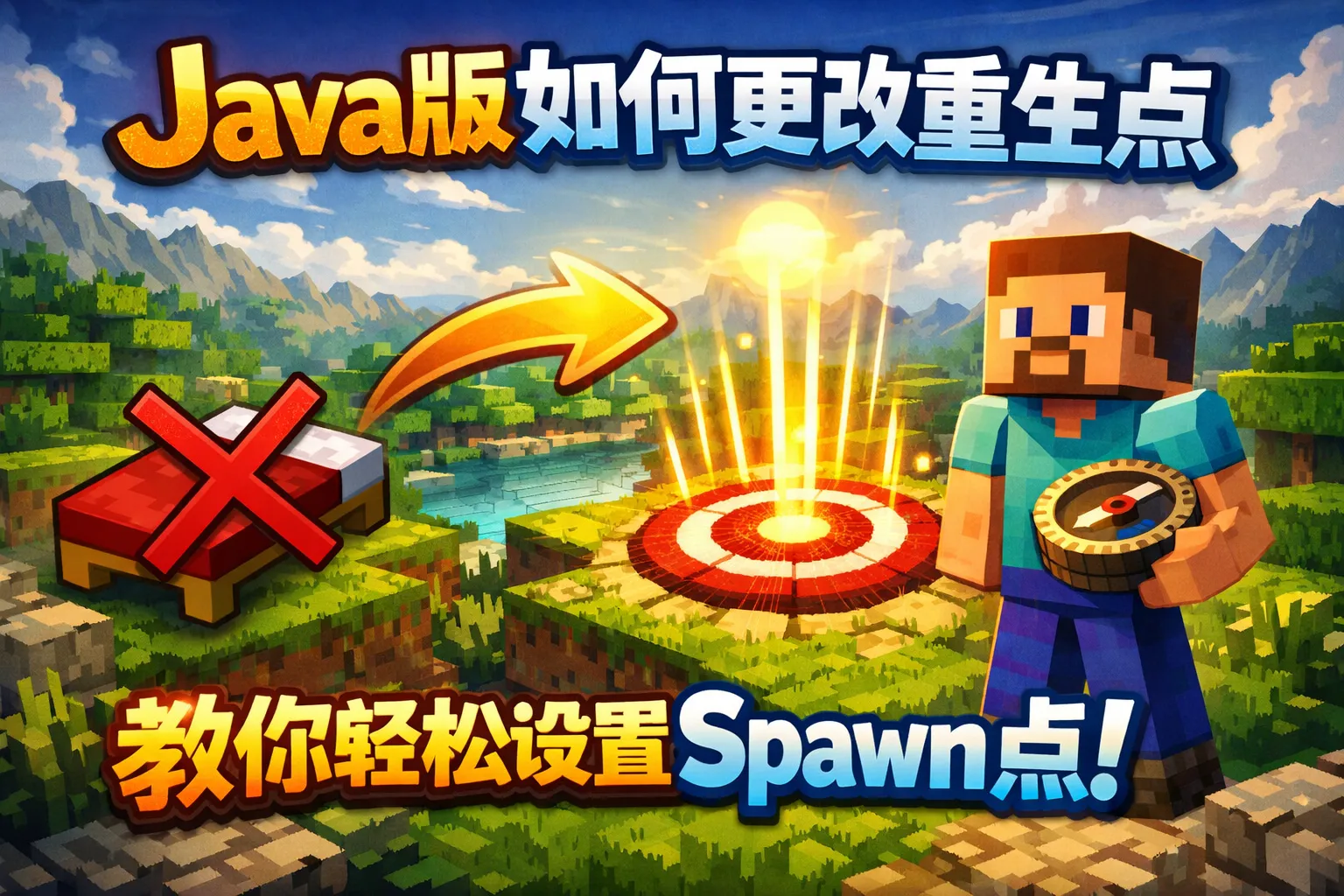 java版如何更改重生点