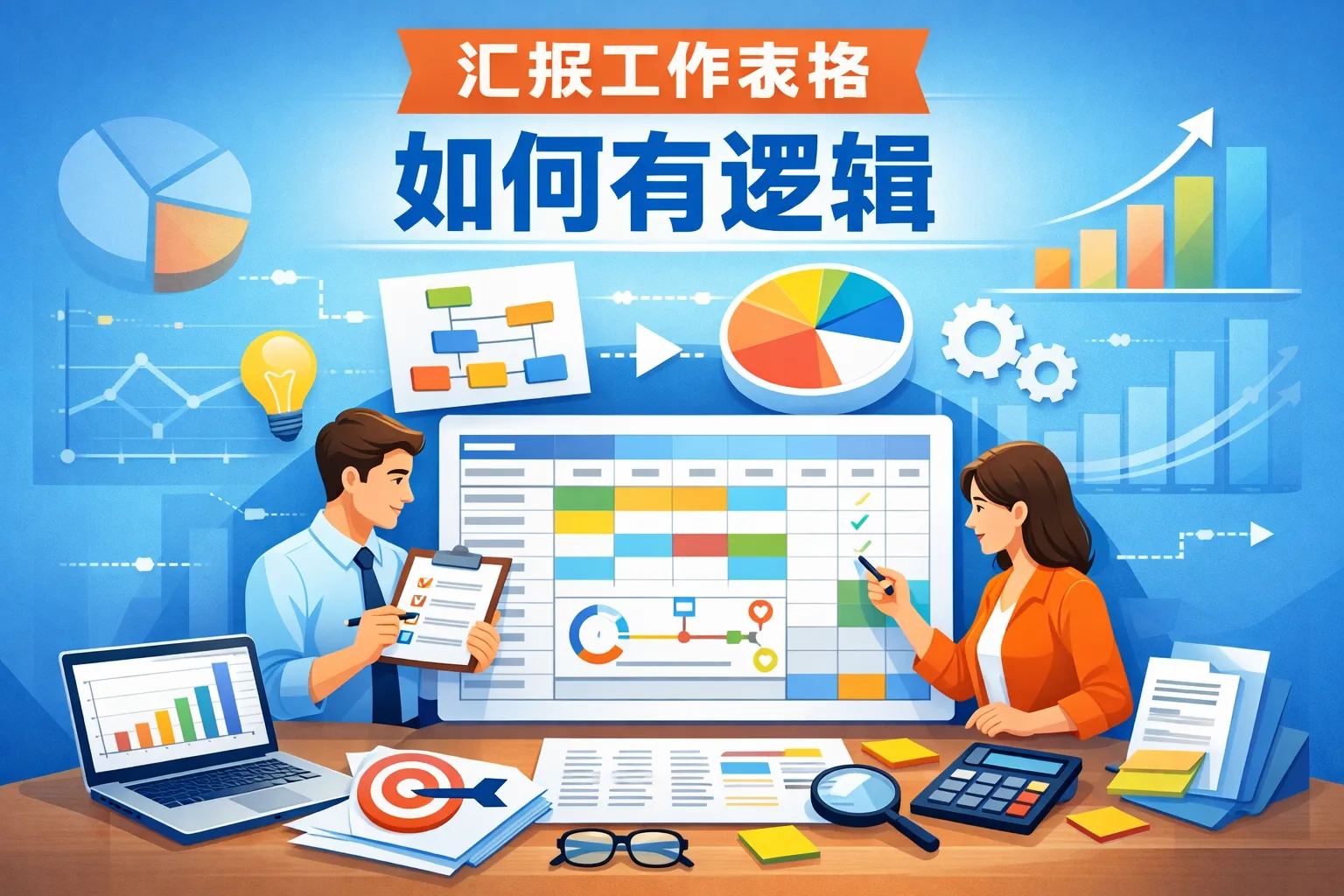 汇报工作表格如何有逻辑