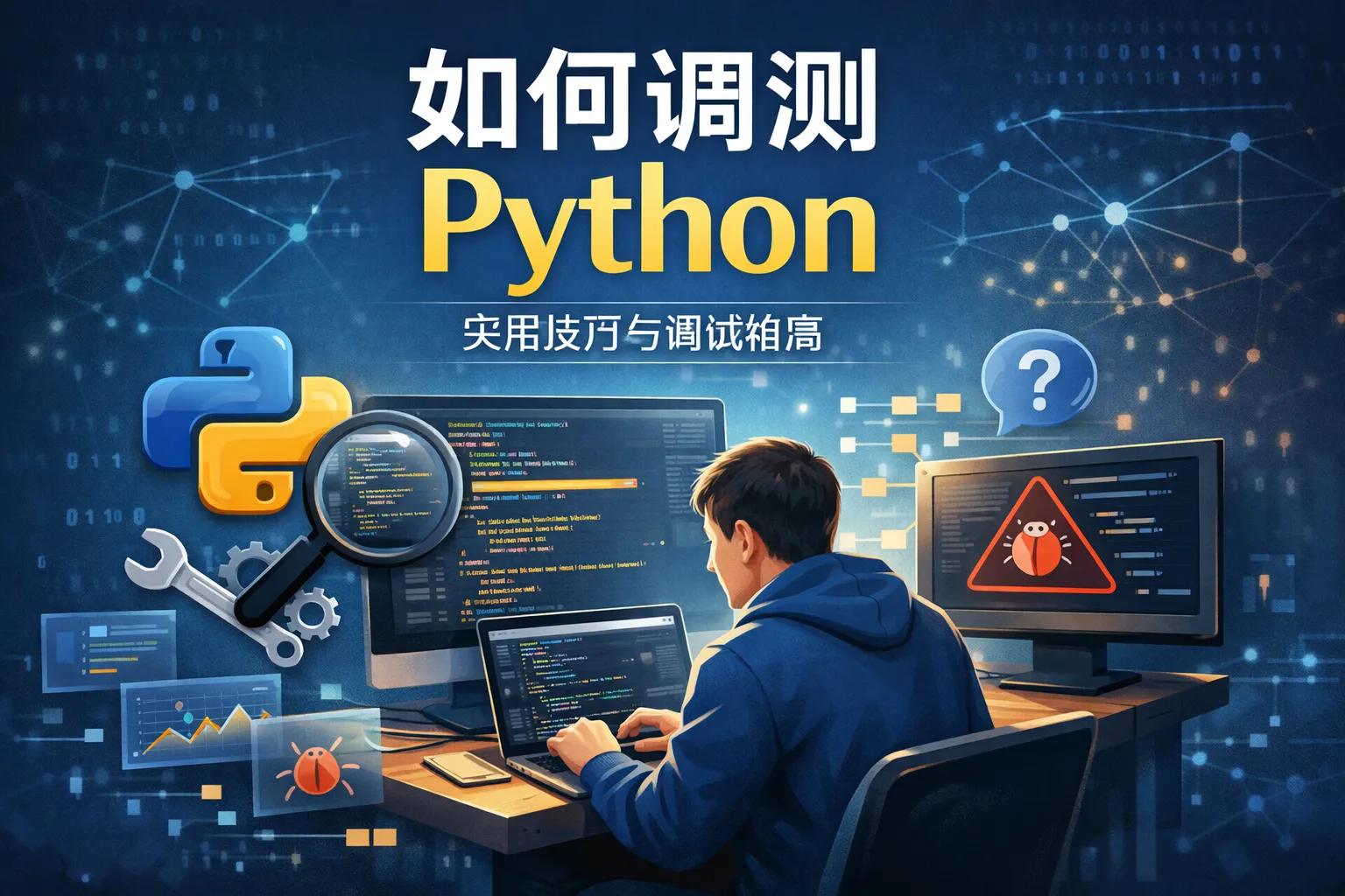如何调测python