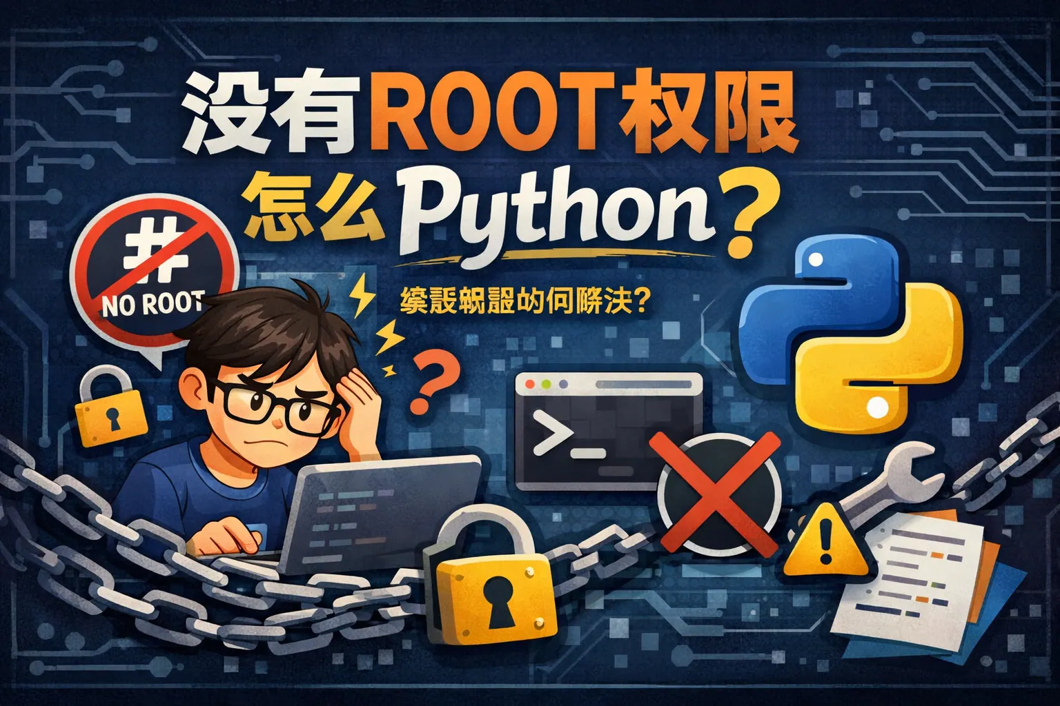 没有root权限怎么python
