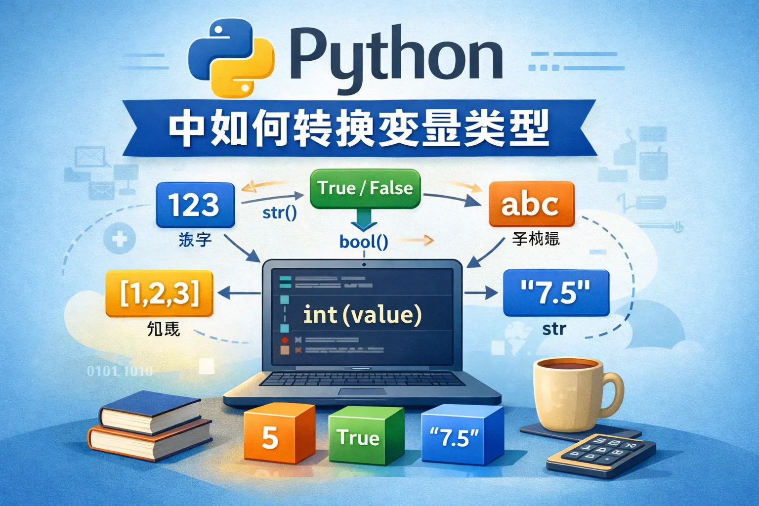 python中如何转换变量类型