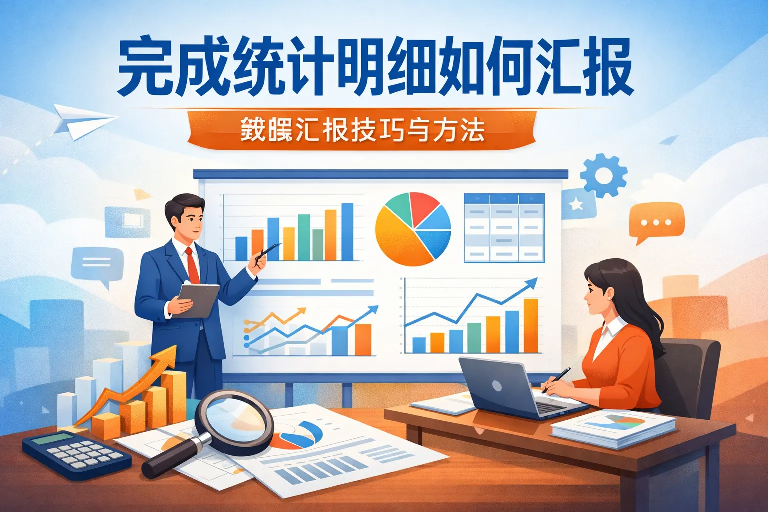 完成统计明细如何汇报