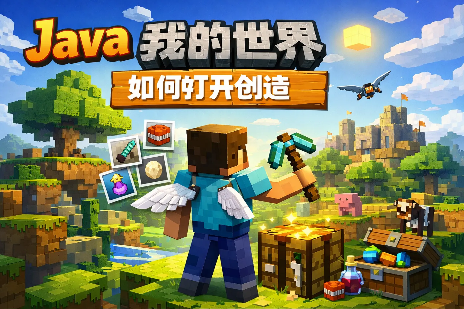 java我的世界如何打开创造