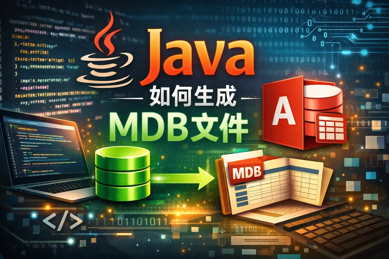 java如何生成mdb文件