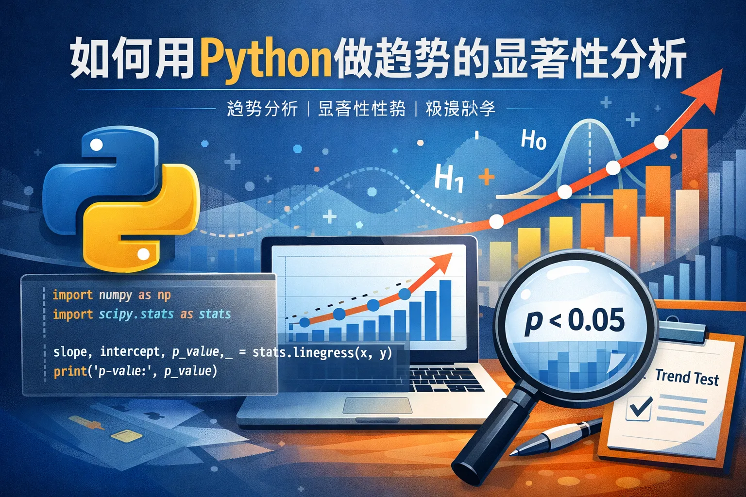 如何用python做趋势的显著性分析