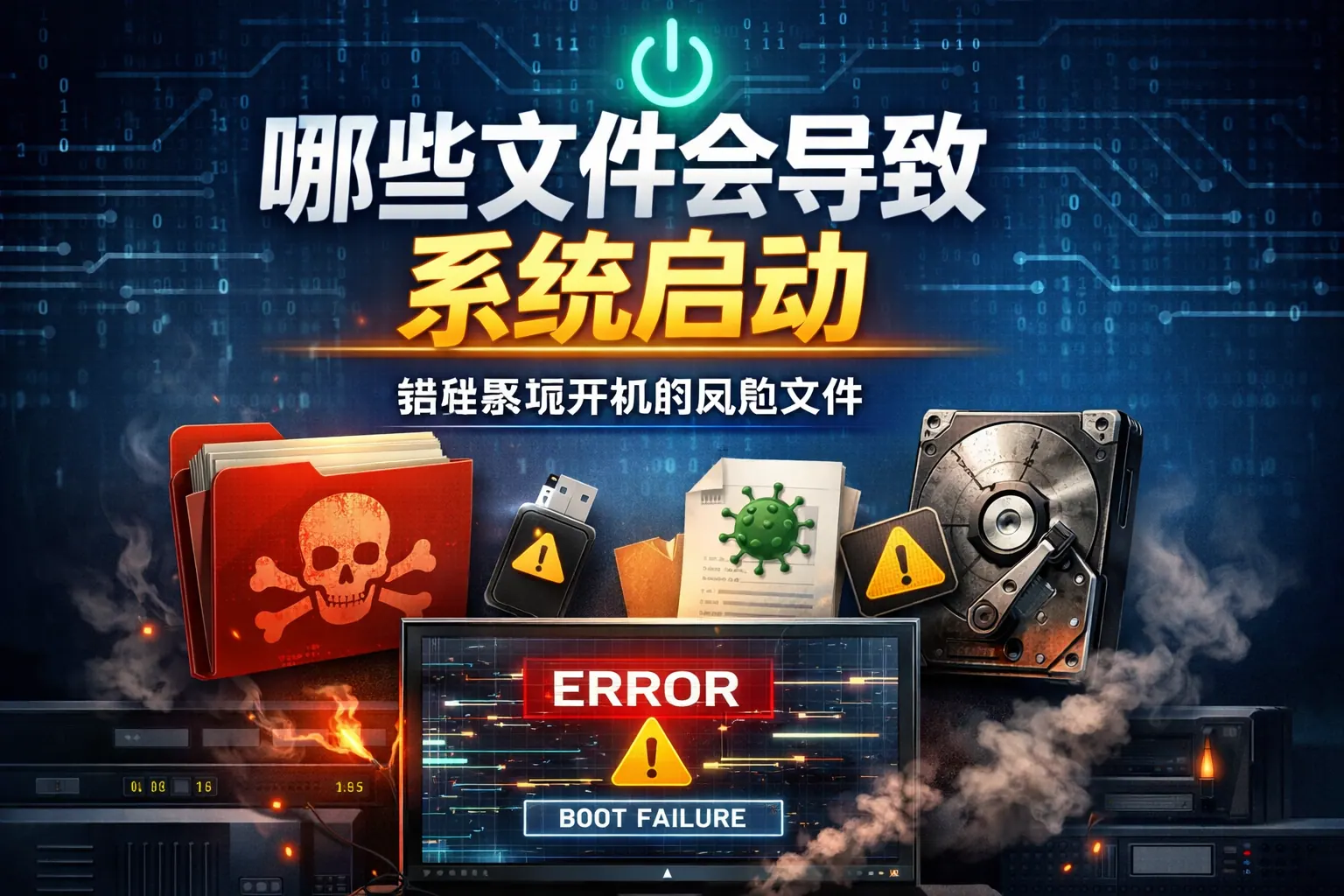 哪些文件会导致系统启动