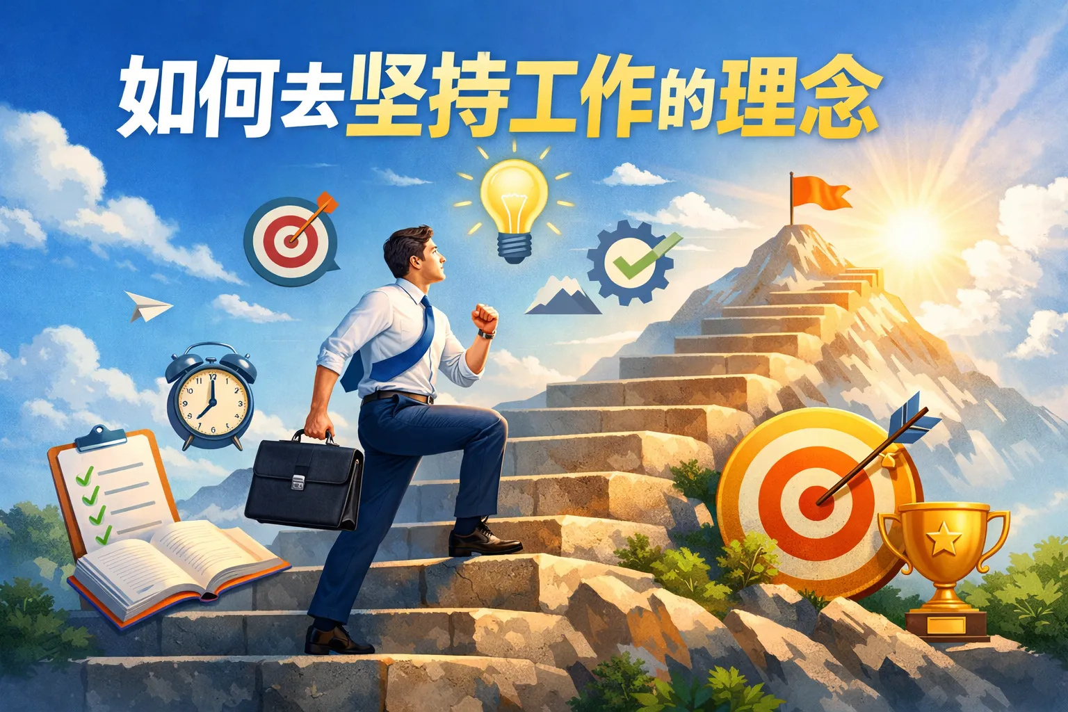 如何去坚持工作的理念