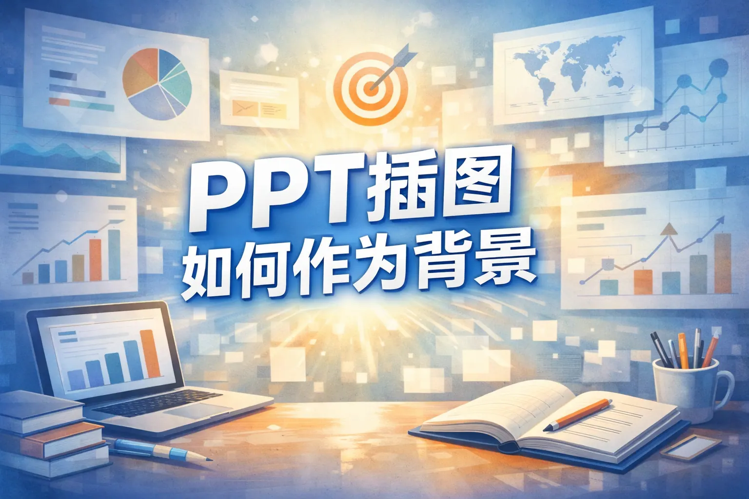 ppt插图如何作为背景