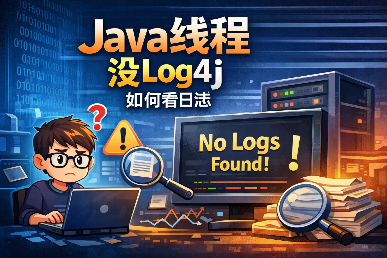 java线程没log4j如何看日志