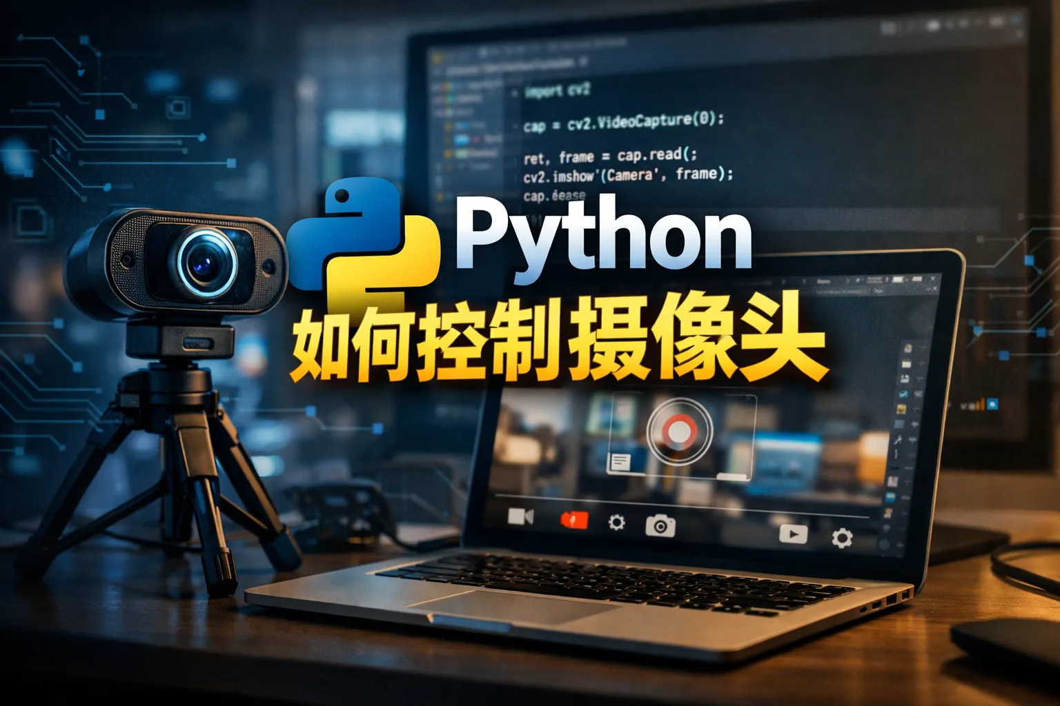 python如何控制摄像头