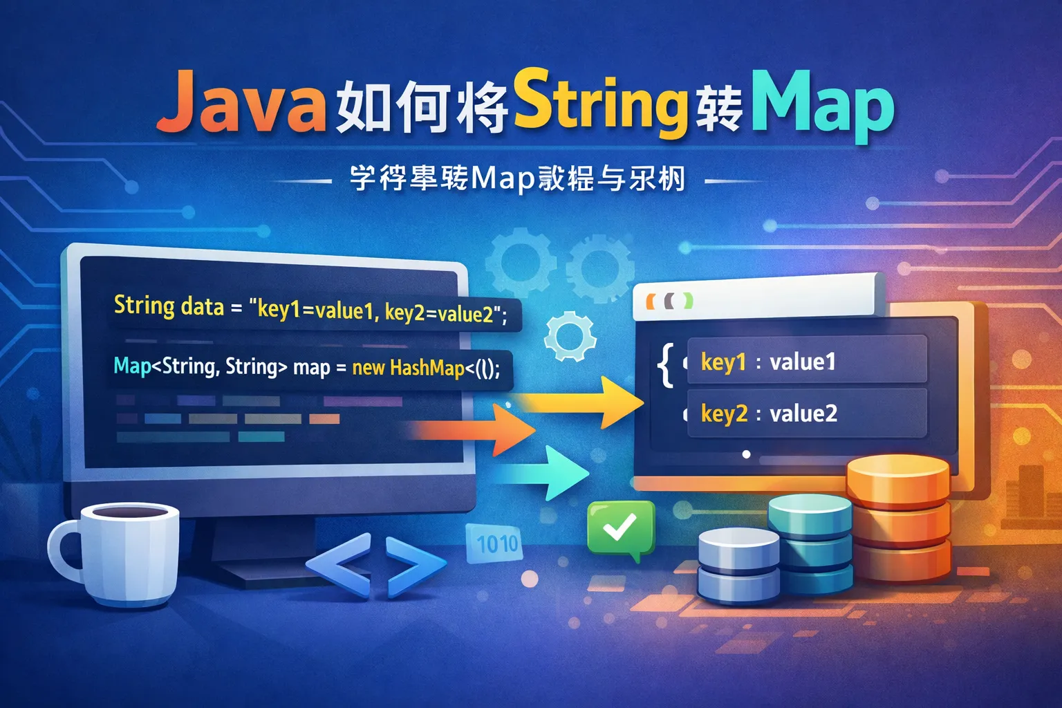 java如何将string转map