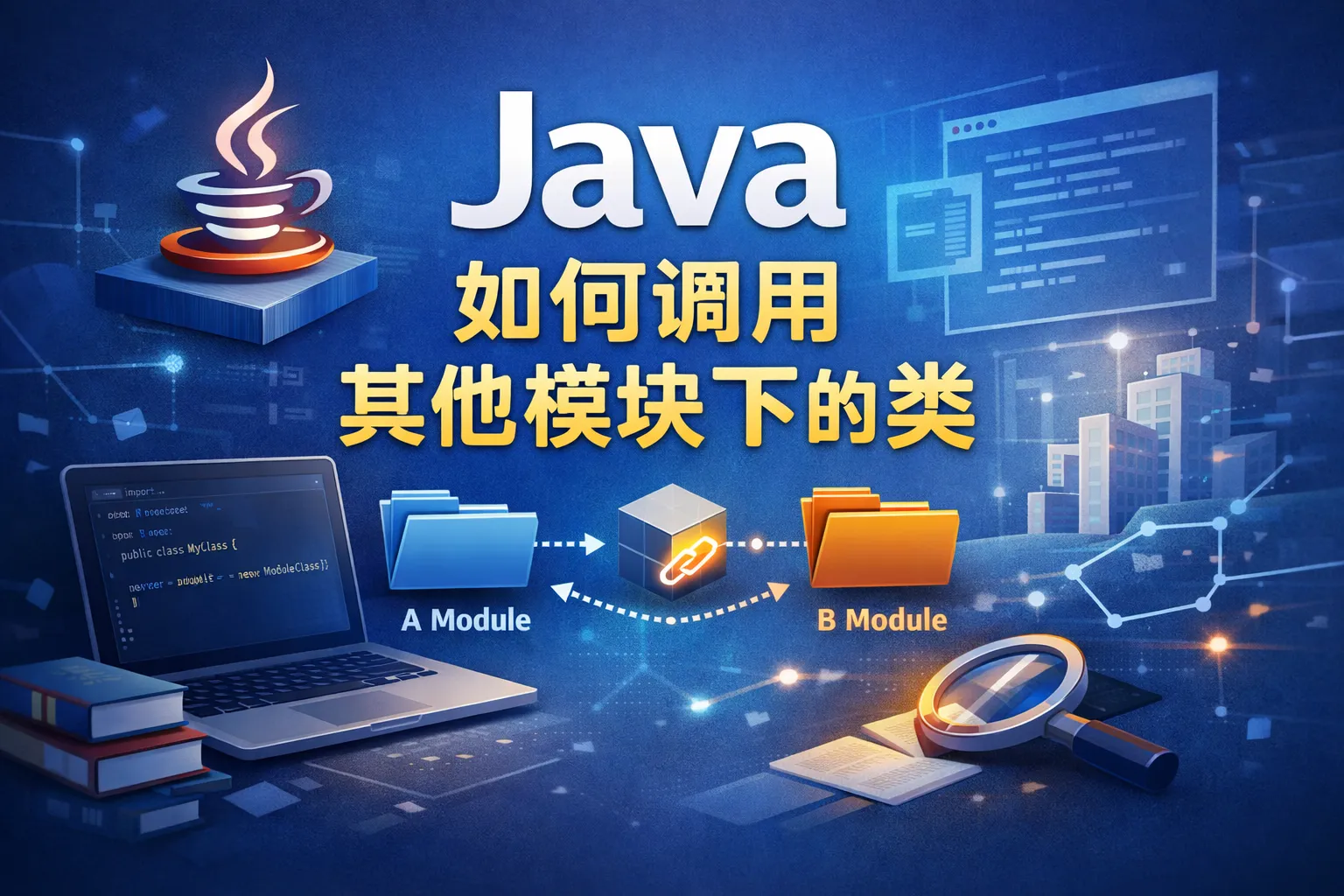 java如何调用其他模块下的类