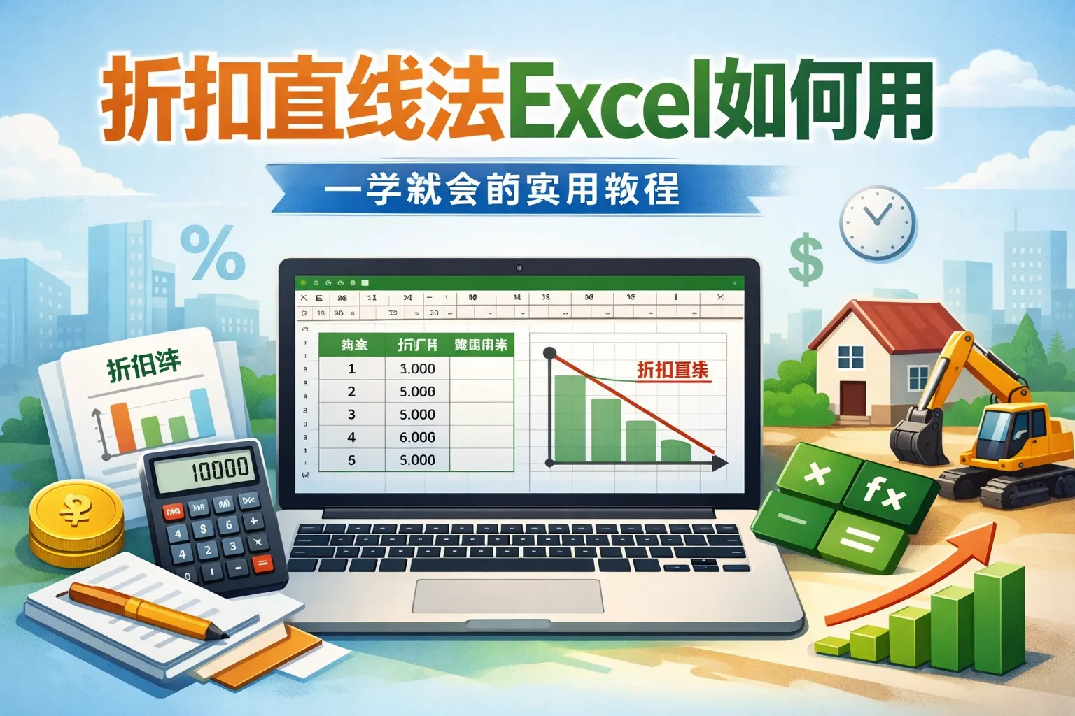 折扣直线法Excel如何用