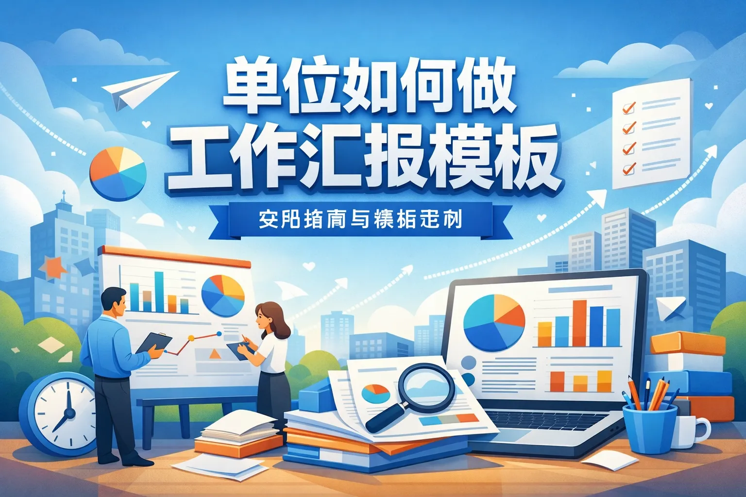 单位如何做工作汇报模板