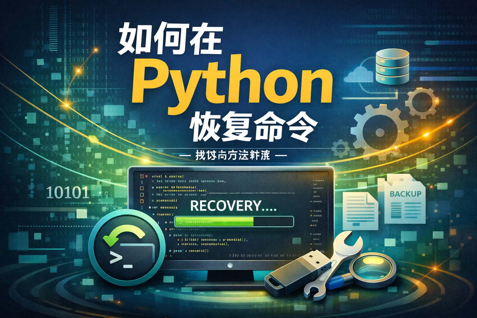 如何在python恢复命令