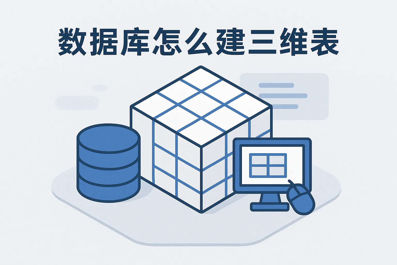 数据库怎么建三维表