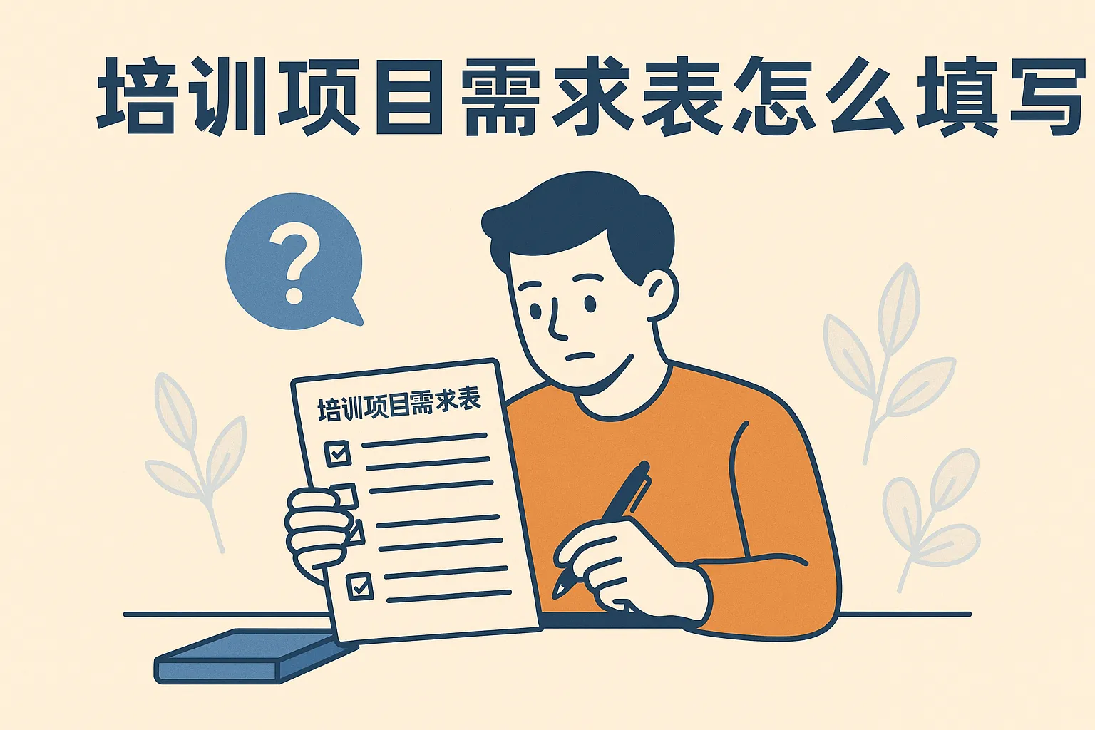 培训项目需求表怎么填写