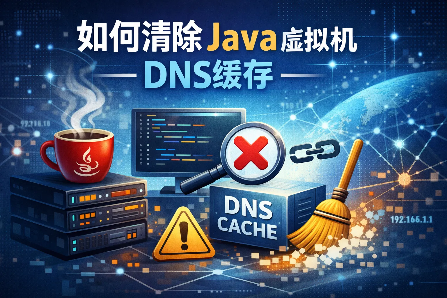 如何清除java虚拟机DNS缓存