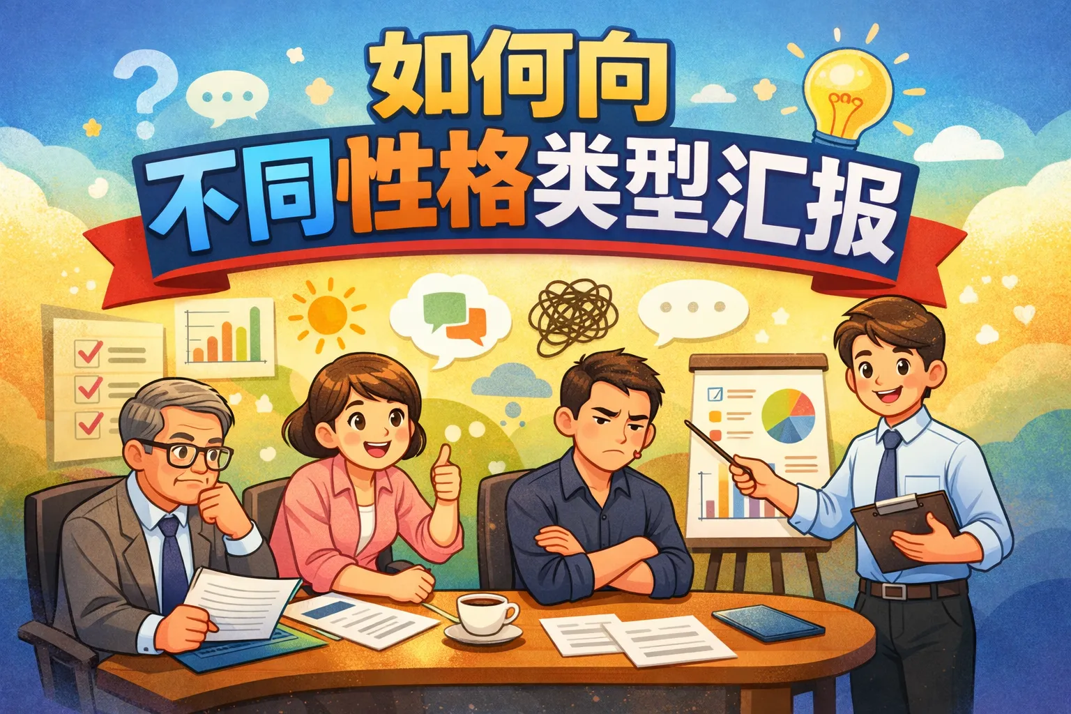 如何向不同性格类型汇报