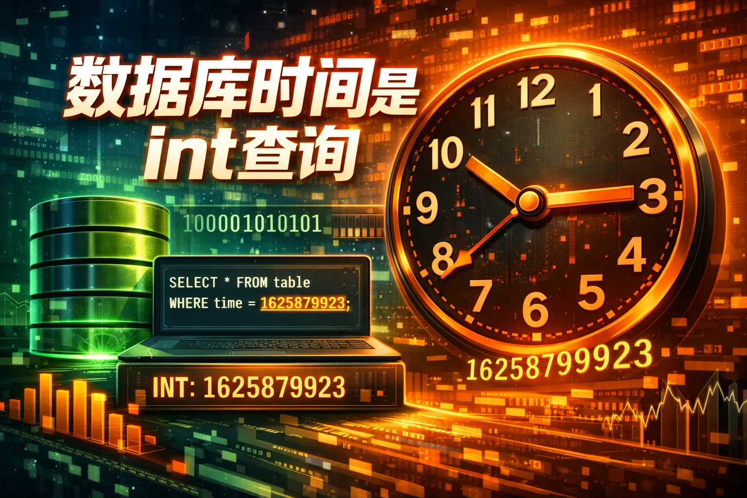 数据库时间是int查询