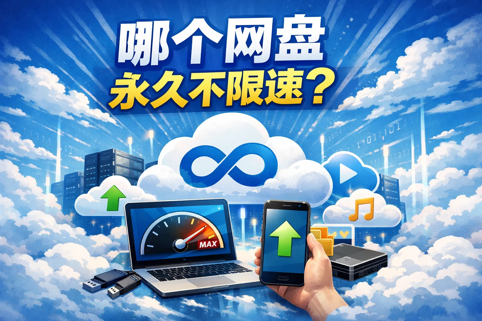 哪个网盘永久不限速